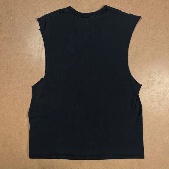 Rontgen Raw Punk Band Kopflos Chopped TShirt Cutoff Sleeveless Tank Tee Thrashed - Picture 4 of 16